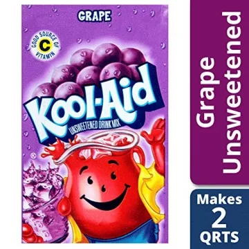 Kool-Aid Unsweetened Grape Drink Mix - Zero Calories Refreshment