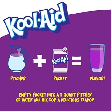 Kool-Aid Unsweetened Grape Drink Mix - Zero Calories Refreshment