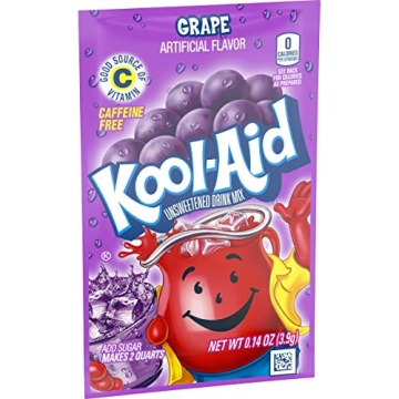 Kool-Aid Unsweetened Grape Drink Mix - Zero Calories Refreshment