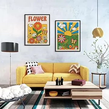 Habseligkeit 70s Vintage Wall Art Prints for Girls