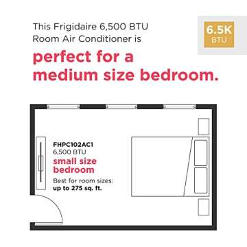 Frigidaire 10,000 BTU Portable Room AC with Multi-Speed Fan