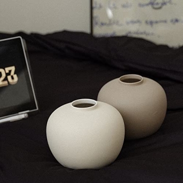 Elegant Full Moon Designed Vase for Home Decor