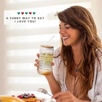 16 Oz Can Glass for Women - Perfect Gift Idea