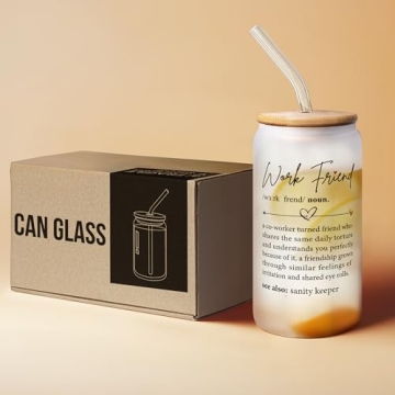 16 Oz Can Glass for Women - Perfect Gift Idea