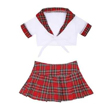 JanJean Schoolgirl Uniform Costume Set for Cosplay Fun