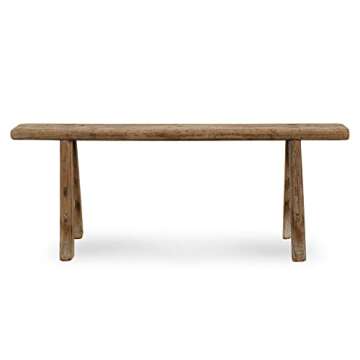 Artissance Vintage Noodle Bench - Rustic Reclaimed Wood Elegance