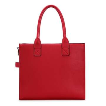 × Wrangler Tote Bag for Women Shoulder Purse Handbag with Zipper Crossbody Bag WG70-8317-RD