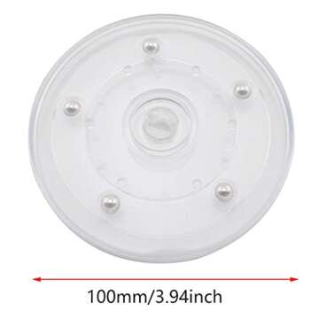 SDTC Tech 4 Inch Lazy Susan Turntable for Easy Organization