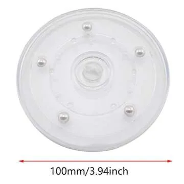 SDTC Tech 4 Inch Lazy Susan Turntable for Easy Organization