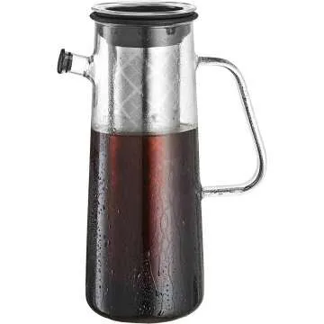 Osaka Glass Cold Brew Maker - 1L Stainless Steel Filter