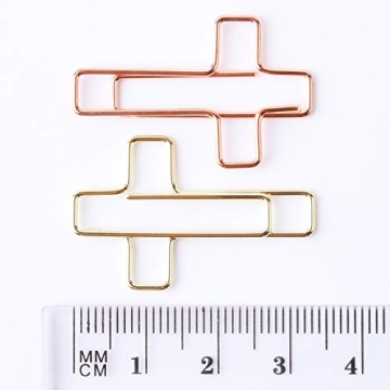Mr. Pen Cross Paper Clips - 35 Pack for Organization