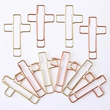 Mr. Pen Cross Paper Clips - 35 Pack for Organization