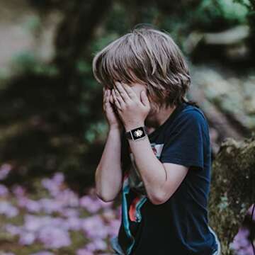 Compatible with Kids Apple Watch Band, Waterproof Silicone Strap for Boys Girls, Compatible with Apple Watch Series 9/8/7/6/5/4/3/2/1/SE 38mm 40mm 41mm & 42mm 44mm 45mm