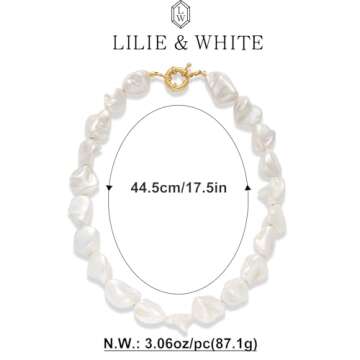 Elegant Shell Necklace for Women | LILIE&WHITE