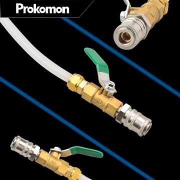 Prokomon 3 Liters Transmission Fluid Pump Oil Filling Filler System Fluid Transfer Pump Tool with Adapters