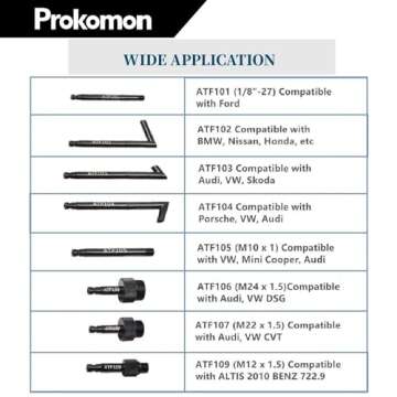 Prokomon 3 Liters Transmission Fluid Pump Oil Filling Filler System Fluid Transfer Pump Tool with Adapters