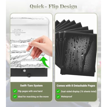 WINDIHOUES Trombone & Trumpet Lyre for Marching Band