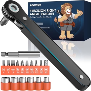 Right Angle Screwdriver - Perfect Men's Gift for Tight Spaces!