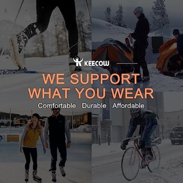 KEECOW Merino Wool Ski Socks - Warm & Comfortable Winter Wear