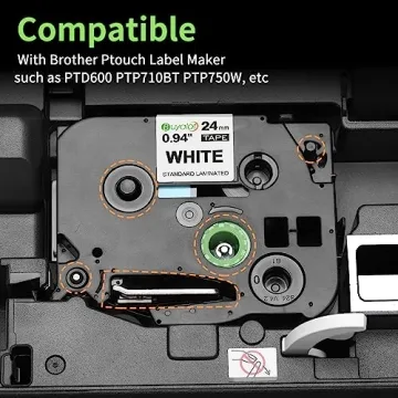 Quality Buyalot Laminated Label Tape for Brother 4 Pack