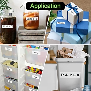 Quality Buyalot Laminated Label Tape for Brother 4 Pack