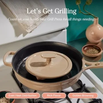 Our Place Grill Press for Perfect Searing and Crispy Cooking