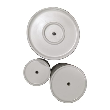 Ceramic Fluted Planters Set for Stylish Indoor Outdoor Use