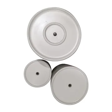 Ceramic Fluted Planters Set for Stylish Indoor Outdoor Use