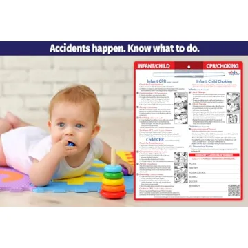 Infant CPR & Choking Magnet - First Aid Guide
