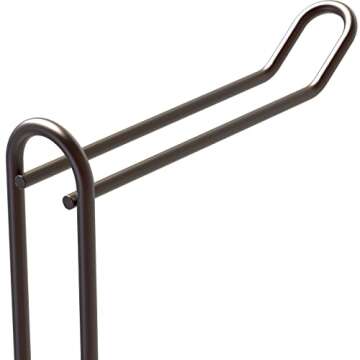 Simple Houseware Bathroom Toilet Tissue Paper Roll Storage Holder Stand, Bronze