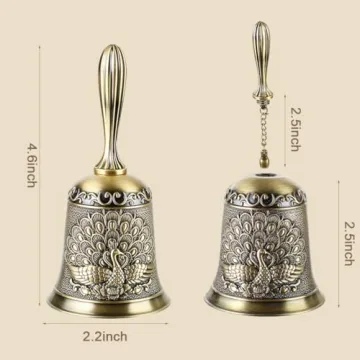 Stylish Hand Bell for Weddings, Dining, and Meditation