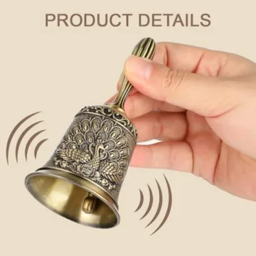 Stylish Hand Bell for Weddings, Dining, and Meditation