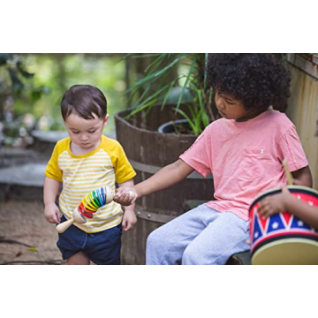PlanToys Wooden Clatter Toy Eco-Friendly Musical Instrument