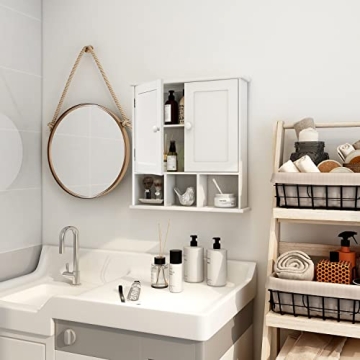 TaoHFE Bathroom Wall Cabinet for Elegant Storage Solutions