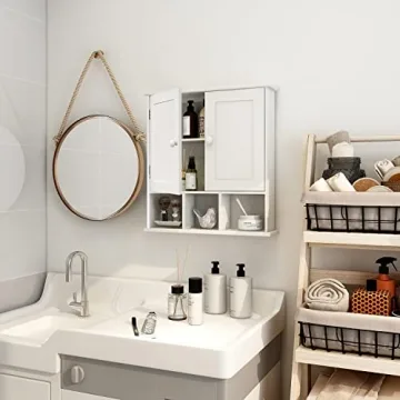 TaoHFE Bathroom Wall Cabinet for Elegant Storage Solutions