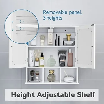 TaoHFE Bathroom Wall Cabinet for Elegant Storage Solutions