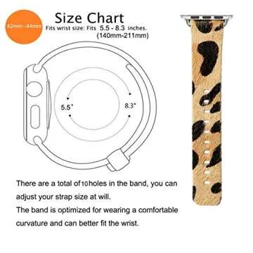 DMMG Apple Watch Band 42mm 44mm - Leather Replacement