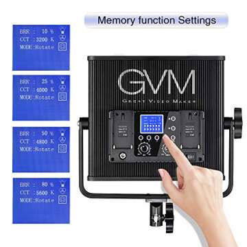 GVM 672S LED Video Light Kit for Photography and Videography