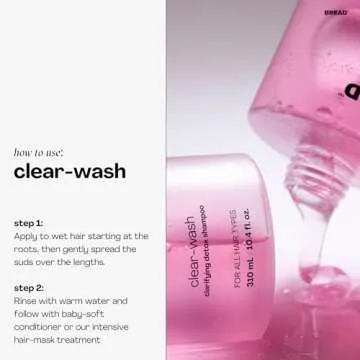 Bread Beauty Clear Wash: Rosemary Detox Shampoo for All Hair Types