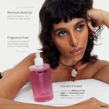Bread Beauty Clear Wash: Rosemary Detox Shampoo for All Hair Types