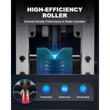 CREWORKS Manual Wire Stripper Machine, 0.06"-1" Wire Stripping Machine, Wire Stripping Tool for 1.5-25mm Scrap Wire, Drill Powered Cable Stripper for DIY Cable, Copper Wire Stripper for Leftover Cable