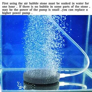 Wenshall 1.6 Inch Air Stone, Aquarium Air Stone, Air Stone for Fish Tank and Hydroponics Air Pump