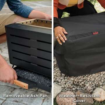 TIKI Smokeless Retreat Fire Pit - Perfect for Outdoor Fun