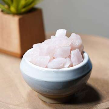 Crystal Allies 1 Pound Bulk Rough Rose Quartz Reiki Crystal Healing Stones Large 1"