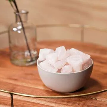 Crystal Allies 1 Pound Bulk Rough Rose Quartz Reiki Crystal Healing Stones Large 1"