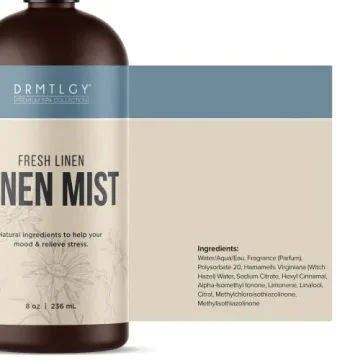 Natural Fresh Linen Mist for Relaxation and Sleep