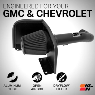 K&N Cold Air Intake System for Chevy/GMC/Cadillac