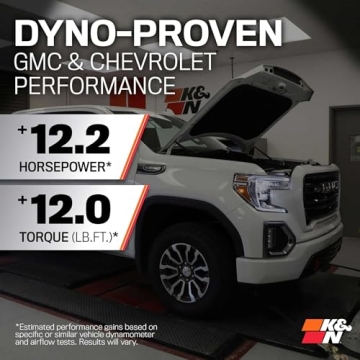 K&N Cold Air Intake System for Chevy/GMC/Cadillac