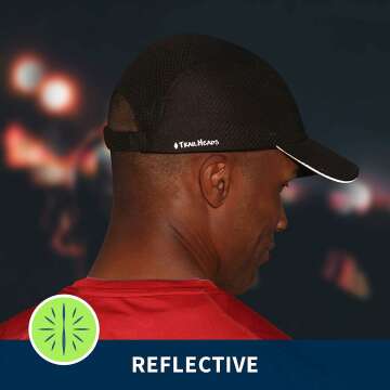 TrailHeads Race Day Running Hat for Men | Quick Dry