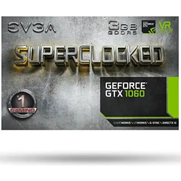 EVGA GeForce GTX 1060 3GB SC Gaming Graphics Card